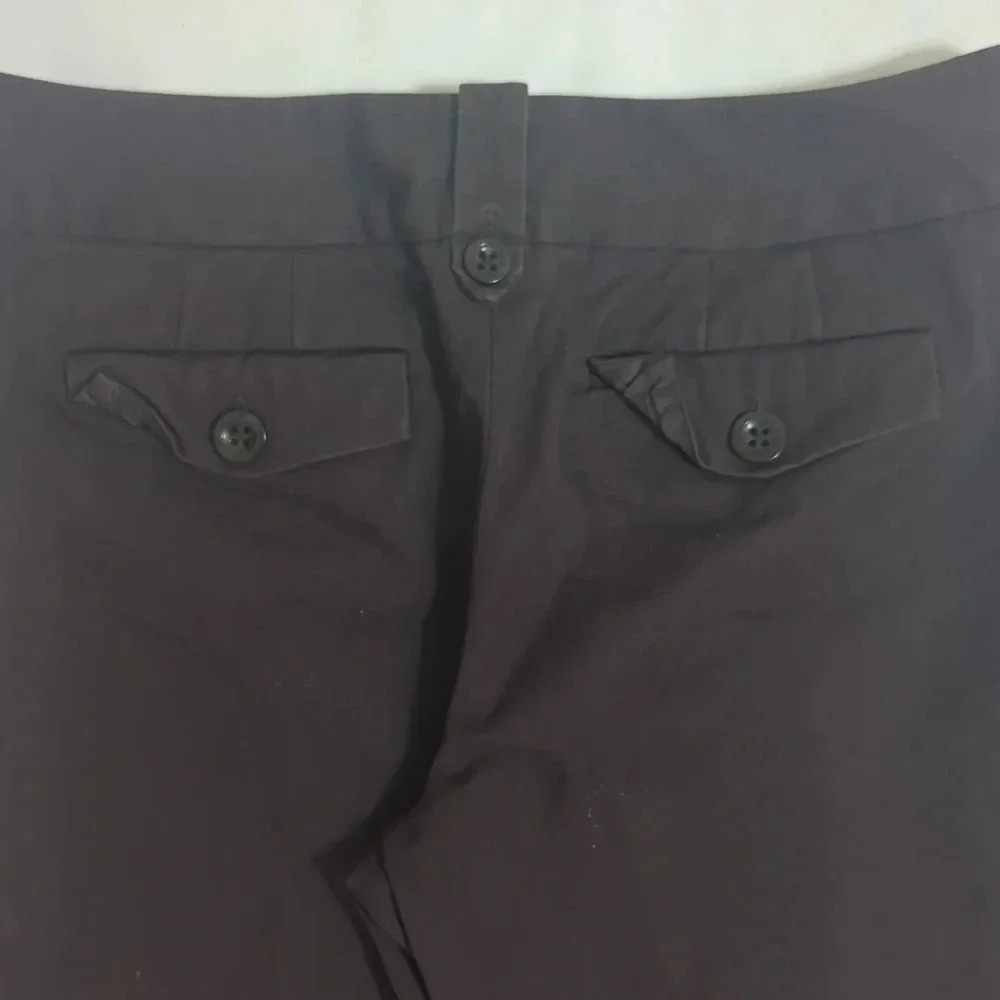 Ann Taylor Mid- Rise Bootcut Trousers, Color Brown Size 4P - Picture 9 of 13